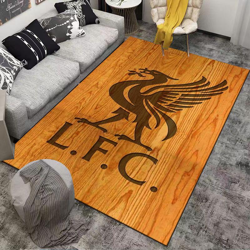 L.F.C. Wooden Texture Design Designed floor mat, suitable as a non-slip mat for the living room or bedroom sofa