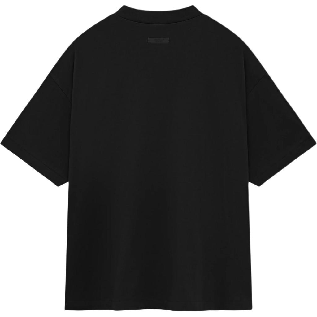 Fear of God Essentials Jersey Crewneck Tee Black Men Tops 125BT244190F