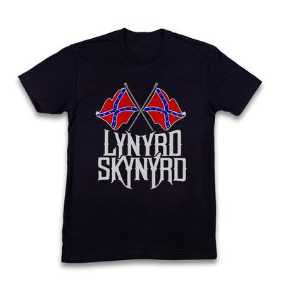 Редкая футболка рок-группы Lynyrd Skynyrd, Унисекс, Черная хлопковая футболка, Размеры S-5XL, Унисекс футболка