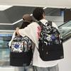 School Bag Men 2025 Personality Graffiti School Bag Tide Brand Big Couple Travel Backpack