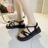 Platform Sandals Women's New Fashion Round Head Thick Sole Beach Shoes Sandals Women