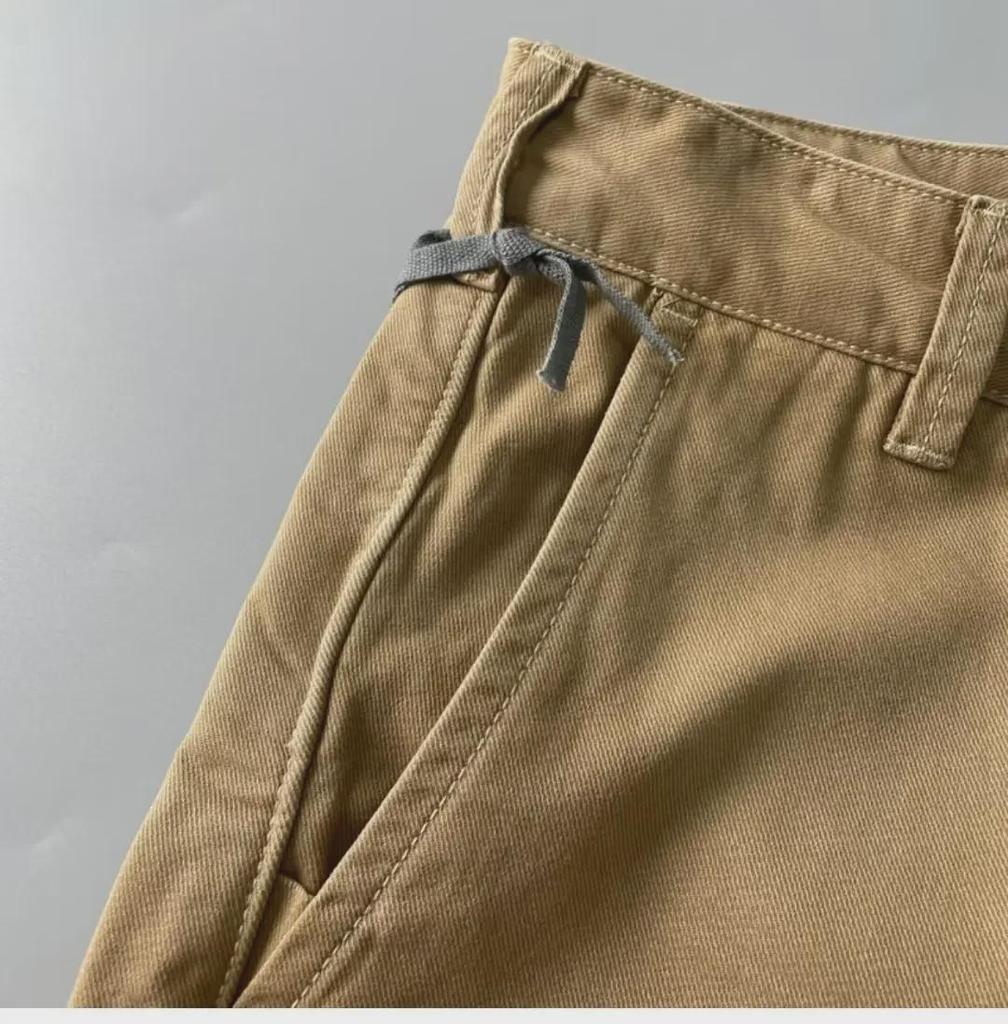 2024 Men's Retro Washed Street Style Durable Overalls - Breathable, Thick, and Slim-Fit Trousers