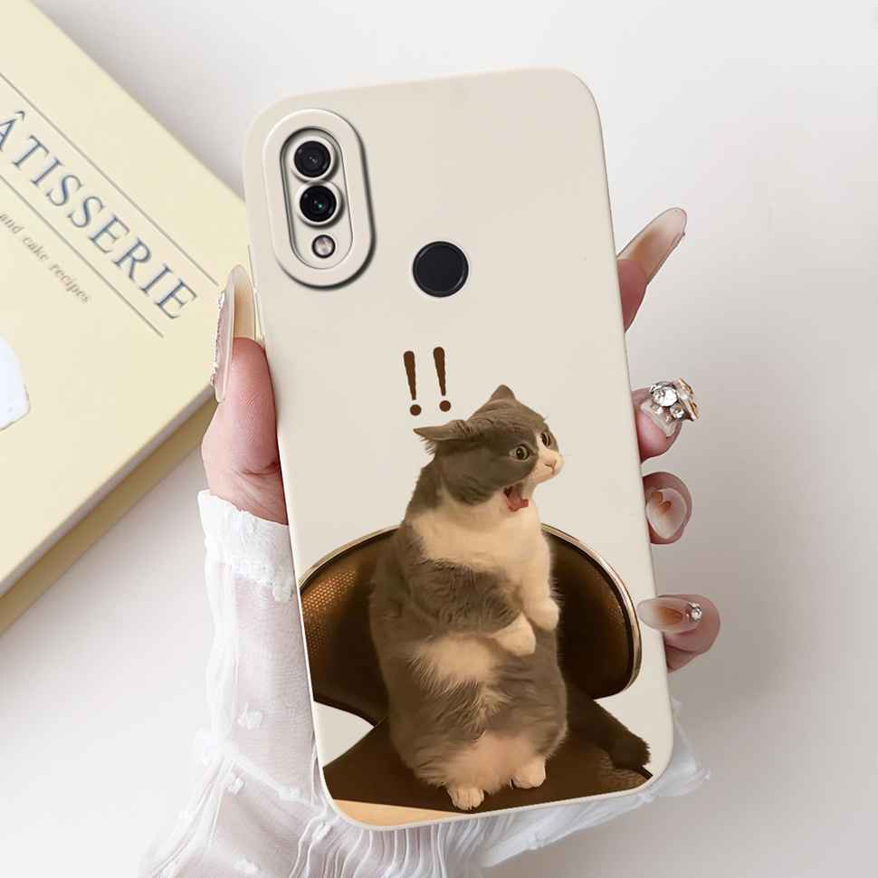 For Xiaomi Redmi Note 7 6.3" Casing Cute Cartoon Shockproof Back Cover For Redmi Note 7 note7 Flower Soft Silicone Phone Cases