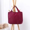 Oxford Cloth Eco-friendly Tote Bag Large Capacity Solid Color Shoulder Bag  Travel