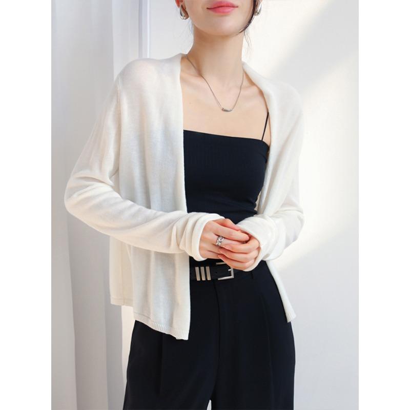 Весенние и осенние свободные вязаные кардиганы с длинным рукавом женские свитера модные тонкие повседневные женские кардиганы топы однотонные элегантные тонкие женские трикотажные изделия 3109