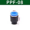5PCS Pneumatic Connector Plug Pipe Cap Set Plastic PPF Sizes 4mm to 14mm Air Hose Sealing Caps Prevent Air Leakage