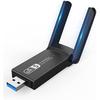 Wifi Dongle,1200Mbps USB WI-FI Adapter Dual Band 5.8GHz / 2.4Ghz Mini Wireless Network for Windows XP/Vista/7/8/10 Mac OS X 10