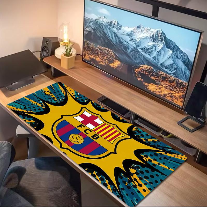Futbol Club Barcelona4 Print Cushion Non-slip Laptop Tablet Big Mousepad XXL Mat Mini PC Playmat With Lock edge