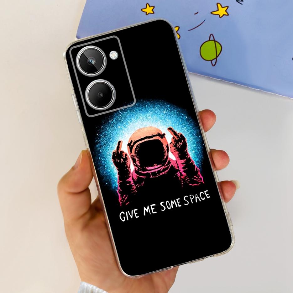 Чехол для Realme 10 4G Цветной Расписной Чехол Мягкий Силиконовый Чехол для Телефона Для Realme 10 Pro Plus Realme10 Pro+ Задняя Крышка Coque Capa