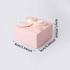WTEMPO День рождения Свадьба Элегантные кубические коробки для мыла с бантом из ленты Складные подарочные коробки из бумаги своими руками Идеально подходят для хранения и дарения деликатных предметов
