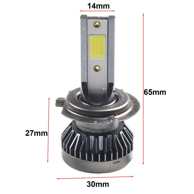 2PCS Car LED Headlight H7 LED 6000K Auto LED Lamp Turbo Fog Light 12V LED Headlight 110W 20000LM Hi/Low Kit Car Accessories