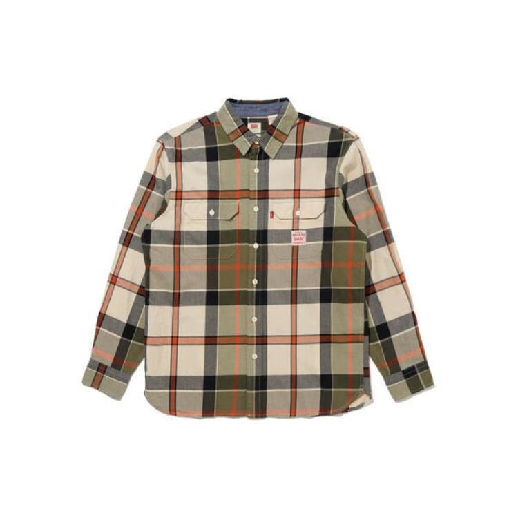 Levi's Рубашки Мужские Умбра Лацкан Умеренный Другое A5772-0008