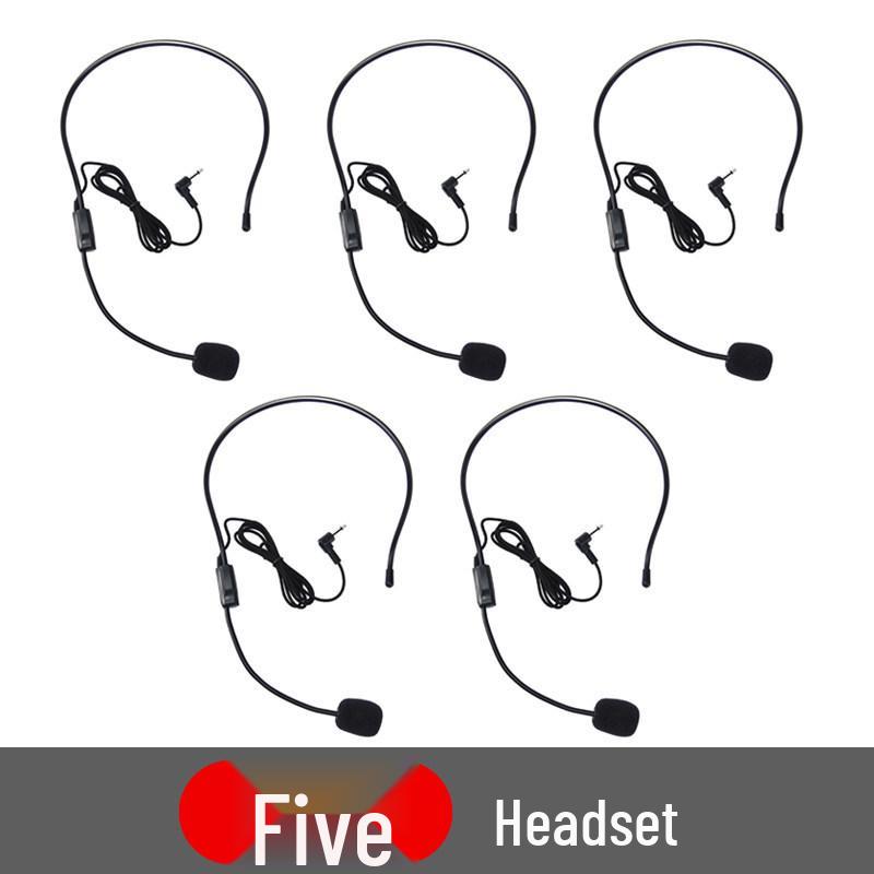 Little Bee Wired Headset with Microphone & Speaker - Long Battery Life for Teachers