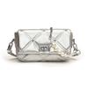 Ielgy Large Bead Chain Diamond Underarm Bag Fashion Trendy One-Shoulder Cross-Body Portable