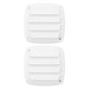 2PCS Boat Louvered Vents 5 Inch Nylon Marine Air Vent Grille Ventilation Louver Cover for Yacht RV Caravans Home