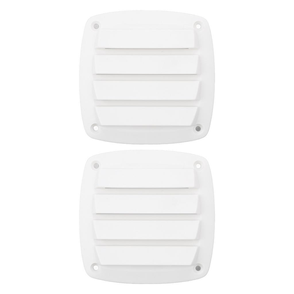 2PCS Boat Louvered Vents 5 Inch Nylon Marine Air Vent Grille Ventilation Louver Cover for Yacht RV Caravans Home
