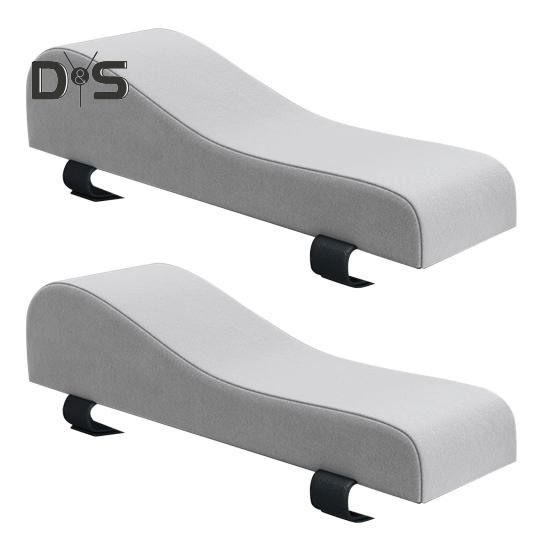 1 пара подлокотников из пены с эффектом памяти, подушка для подлокотника кресла с регулируемыми ремнями, подушка для поддержки локтя для домашнего игрового кресла, офисного кресла