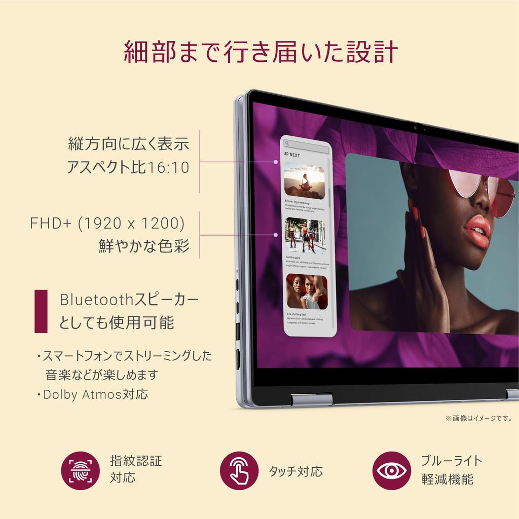 Dell Inspiron 14 7445 AMD Ryzen 7 16 ГБ 1 ТБ Windows Power Ice Сервисное обслуживание 14-дюймовый ноутбук, 8840HS, Память, SSD, 10, Type-C Delivery, 1,71 кг,