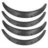 4pcs Flexible Fender Flares Wide Wheel Arches Splatter Guards Matte Black Universal Car Parts