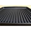Asahi Square Grill, Wave Pattern, Black, 25cm x 29cm, H-250