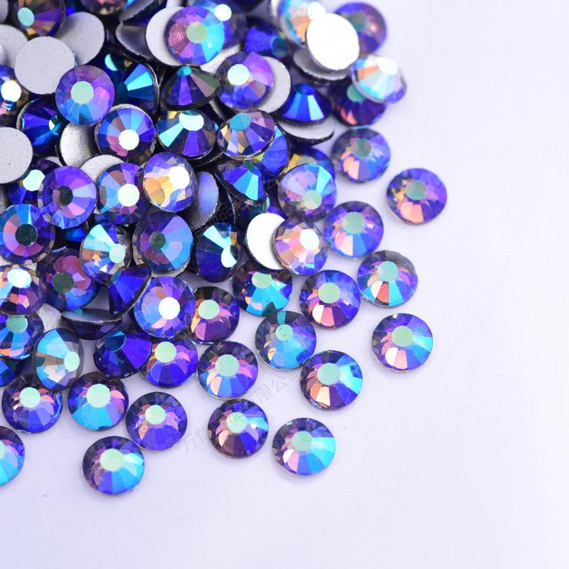 Стразы для дизайна ногтей, хрустальные стеклянные аксессуары, сделай сам, дрель с плоским дном, чехол для мобильного телефона, разноцветные, аксессуары Guomao A, аксессуары