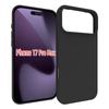 For iPhone 17 Pro Max TPU Case WANLONFENG MS Series Matte Back Cover with Tempered Glass (Big Hole Lens)