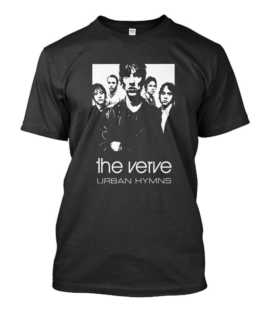 Новая Ограниченная Серия The Verve Мужская Женская Футболка Размеры от S до 5XL