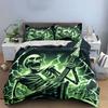 Skeletons with electric guitars. Bedding sets Duvet cover sets Duvet covers Pillowcases(1*Duvet Cover 2*Pillowcases without duvet insert)