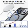 Applicable to Apple 17 transparent skin feeling mobile phone case, lens frame all-inclusive hidden bracket iPhone17pm magnetic case