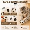 5pcs Cat Soccer Toys Interactive Rolling Balls For Kittens Adult Cats Lightweight Durable Indoor Entertainment Pet Play Ball Funny Exercise Toy