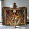 Dragon Striker Print Flannel Blanket High Quality Warm Comfortable Cover for All Seasons Perfect for Gifts Home Decor