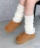 [WEGO] Platform Sheepskin-Touch Boots, Women's Platform Boots, Warm, Casual Shoes, Gift, Autumn/Winter, Ladies, XL, Camel