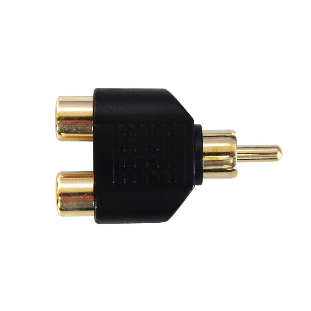 Штекерный терминал 2 распределительный адаптер композитный распределительный штекер набор F-Factory RCA/Pin 2/C-101