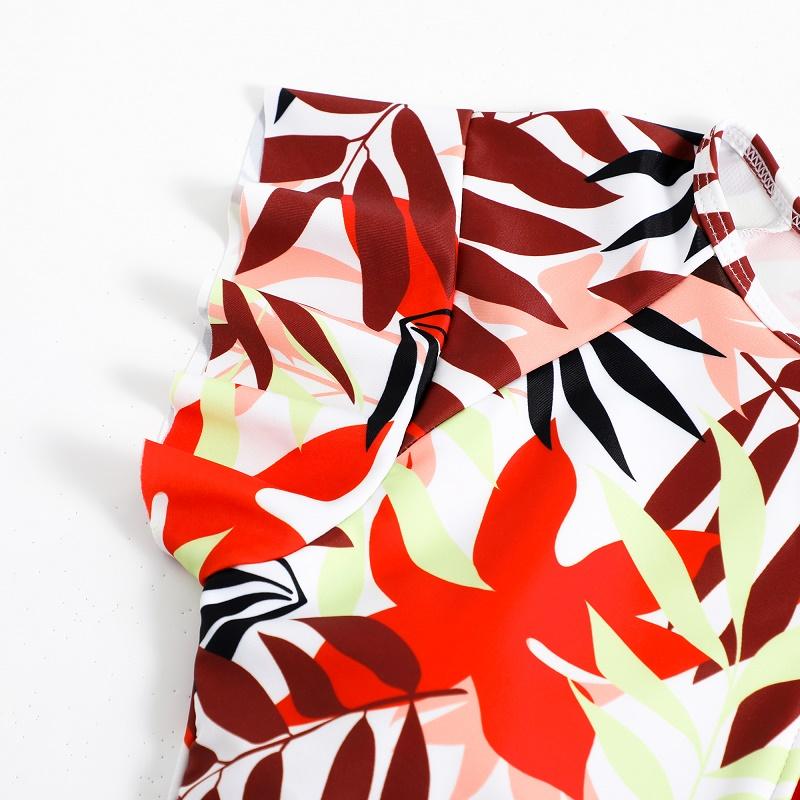 Купальник с оборками слитный винтажный купальник женский на молнии для купания плавательный костюм женский летняя пляжная одежда боди EMA