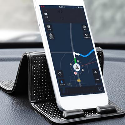 Автомобильная навигация Многофункциональный складной автомобильный держатель для телефона Нано бесшовный съемный клей Приборная панель Сильный клейкий держатель