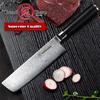7-дюймовый дамасский нож-тесак Накири, японская нержавеющая сталь VG10, кухонный нож шеф-повара G10 с ручкой