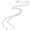 Les Trésors De Lily [J0083] - Серебряное ожерелье «Любовь» белое серебро (родиевое покрытие) - 16x14 мм