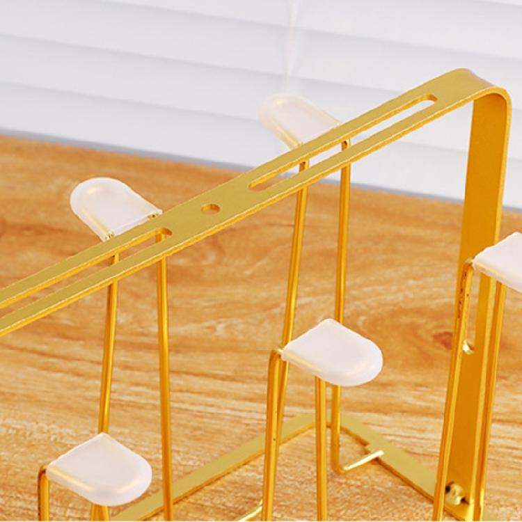 Innovative Glass Cup Drying Rack with Water Catching Feature Home Accessory for Clean and Dry Countertops Storage