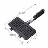 Non Stick Double Waffle Maker Heart Shape SandWich Maker New Waffle Maker  Breakfast Cooking