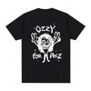 Heavy Metal Rock Character Flat Print T-Shirt Retro Short Sleeve Fashion Casual Hip Hop T-Shirt High Quality Unisex