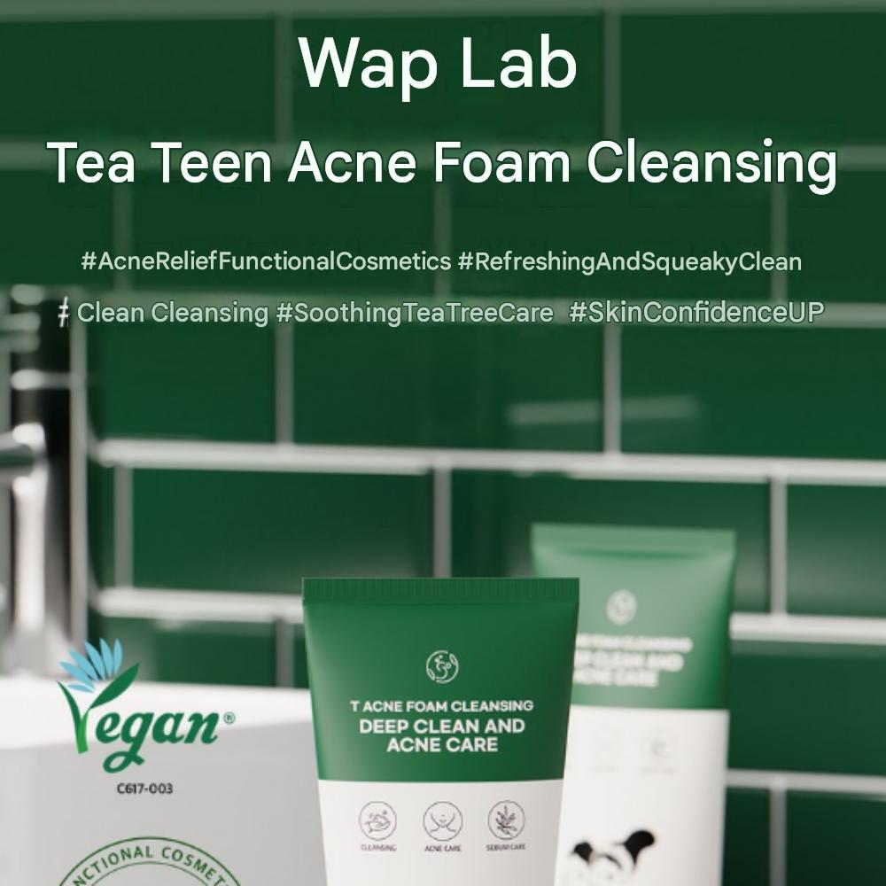 Waf Lab Tea Teen Acne Foam Cleansing 150ml/5.07fl.oz.