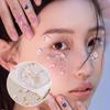 1 Box Butterfly Face Makeup Decorative Patch Flower Glitter 3D Rhinestones Sticker Pearl Adhesive Eyes Face Facial Sticker