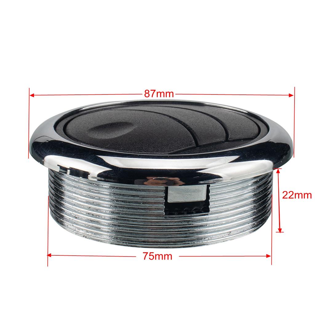 Rotating Vent Air Outlet Round Ceiling For Car Rv Bus Air Conditioner