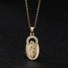 Fashion Micro-Set Multi- Zircon Necklace Pendant Jewelry For Women