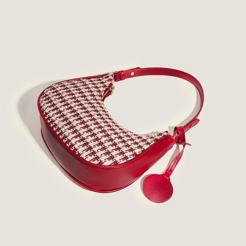 Женские новые модные сумки подмышками, красные высококачественные фактурные сумки через плечо, сумки-клатчи из нишевого плетения, роскошные свадебные сумки для невесты