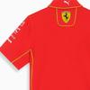 Puma Футболка поло с коротким рукавом и принтом в виде буквы Ferrari, повседневная, мужская, цвет алый 763602-01