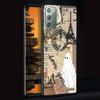 Чехол Art Cute Ghost Aesthetic для Samsung Galaxy Note 10 Plus 20 Ultra 9 8 TPU, черный, мягкий чехол, Funda Capa