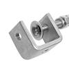 Uyoyous Stainless Steel C-Clamp, Wide Jaw, 55mm with Opening, 5mm Thick, for Woodworking, Machining, Machine Assembly, Welding, Building, Home, and Mo