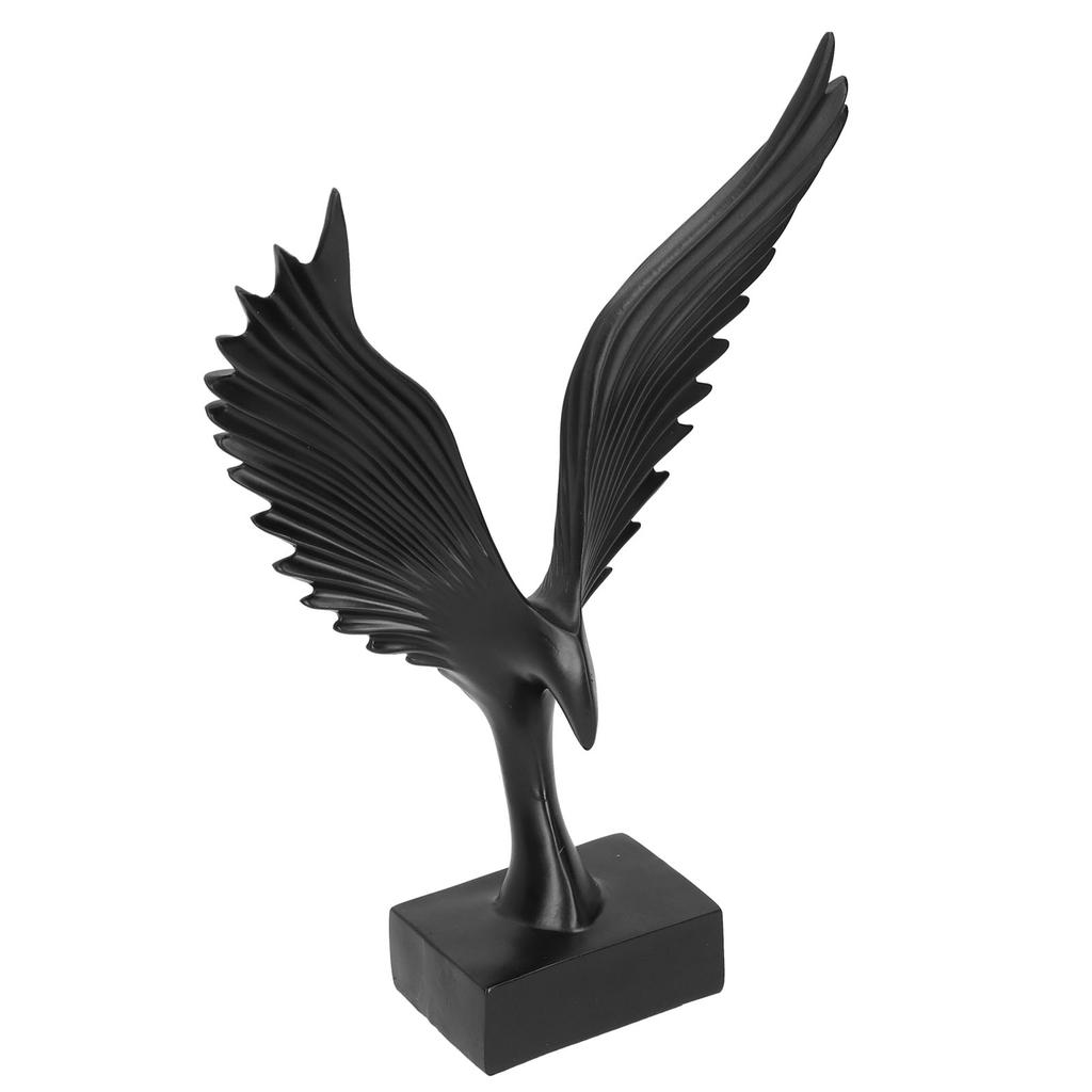 Angel Wing Resin Craftwork Sculpture Decoration Desktop Ornament Abstract Eagle Home DecorBS086