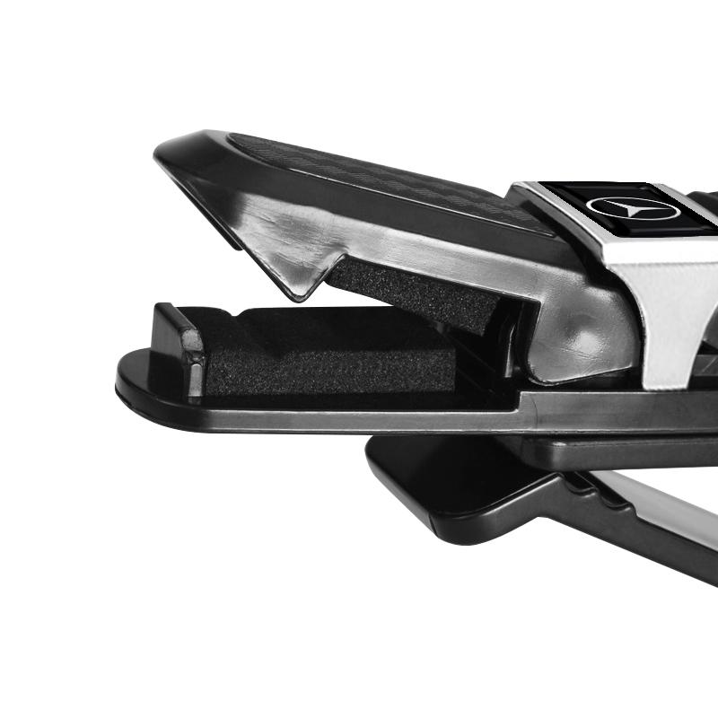 1pcs Car Sun Visor Glasses Box Universal Sunglasses Clip Card For Mercedes Benz AMG W247 W212 W213 W205 AMG W177 V177 W176 GLA GLC X253 W166